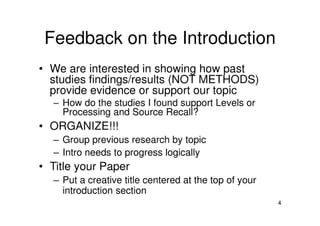 Paper One And APA Style Citations