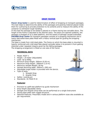 Paper and Packaging Testing Instruments | PDF