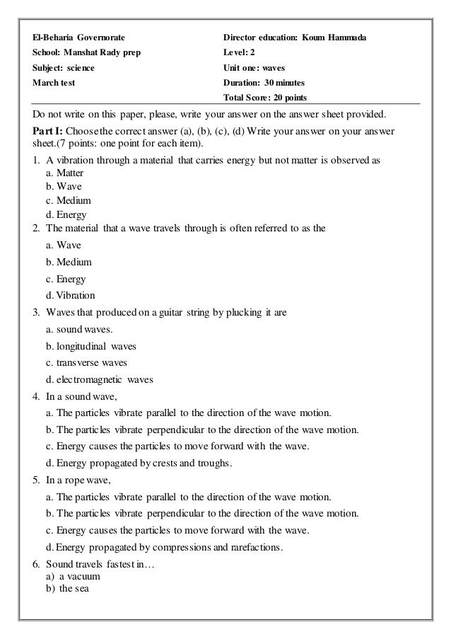 Paper & pencil test task