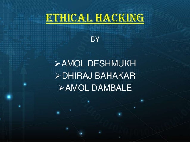 Ethical hacking essay