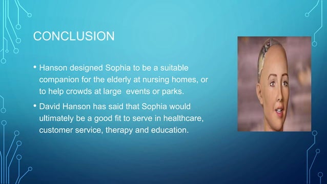 sophia robot | PPT