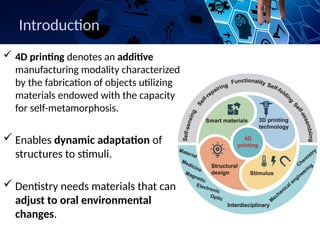 paper presentation on 4d printing after 3d printing | PPTX