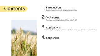 SIMPLE PPT ON SMART AGRICULTURE SYSTEM RELATED TO IoT | PPTX