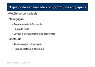 Protótipos em Papel