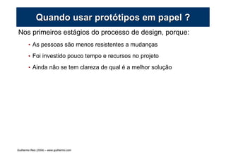 Protótipos em Papel