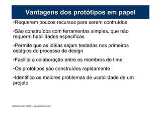 Protótipos em Papel