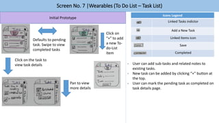 Paper prototype do today app and wearable | PPT