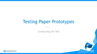 z
z
/ / /
Testing Paper Prototypes
Conducting the Test
June 11, 2015 86
 