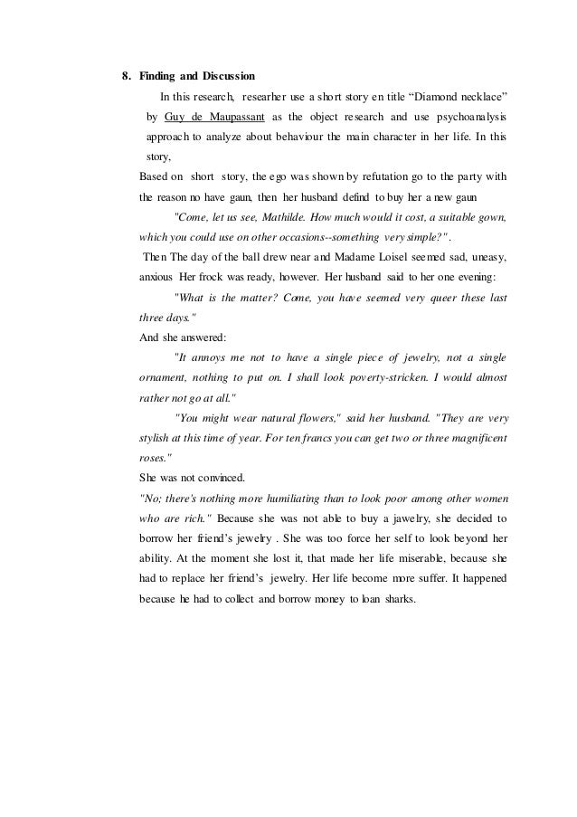 How to write a research paper on a short story