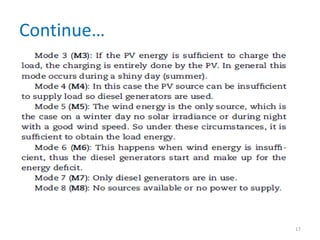 Energy management System(EMS) based fuzzy logic controller of hybrid ...