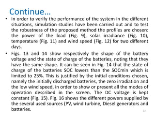 Energy management System(EMS) based fuzzy logic controller of hybrid ...