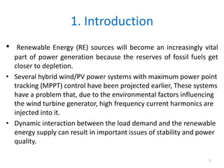 Energy management System(EMS) based fuzzy logic controller of hybrid ...