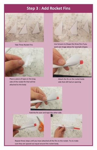 Fin Examples In Rockets Paper rockets | PDF