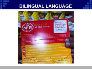 BILINGUAL LANGUAGE
 