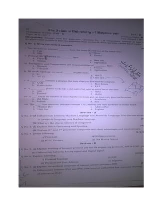 Old Papers Computers