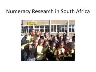 Numeracy Research in South Africa 