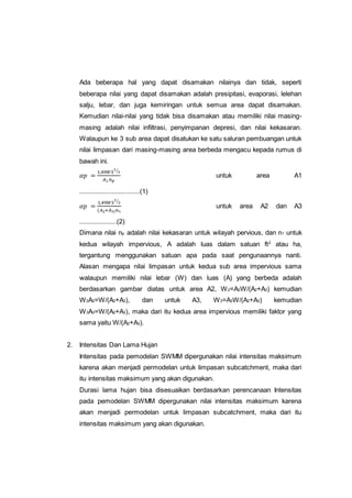 Paper Sistem Pemodelan dan Perencanaan Drainase | DOCX