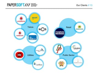 Telcos Retail
Public SectorUtilities
Our Clients /// 13
 