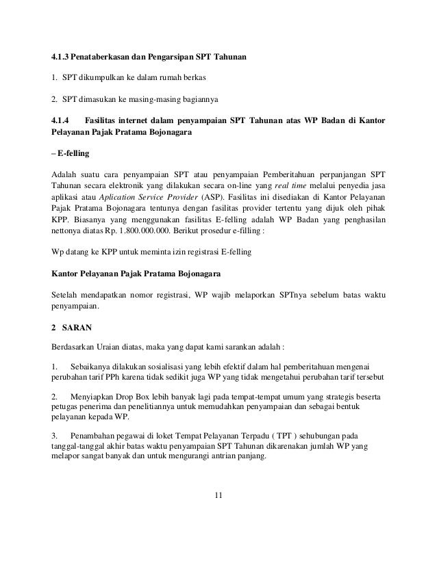 surat pemberitahuan tahunan.