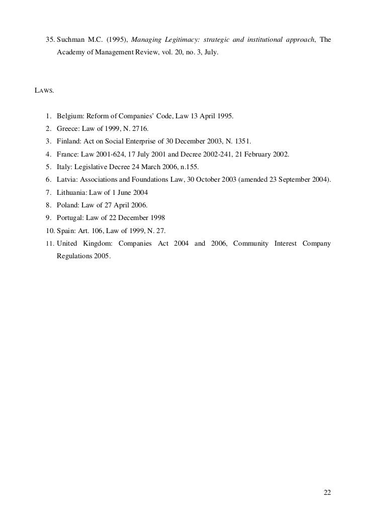 legislative 8 june decree 2001 in Europe Social Enterprise legislative 8 june decree 2001 in Europe Social Enterprise