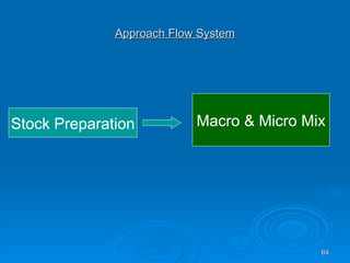 Approach Flow System Stock Preparation Macro & Micro Mix 