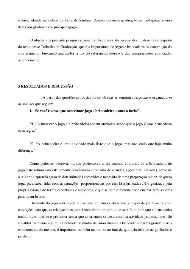 Pedagogia Exemplo De Paper Pronto Uniasselvi 2019