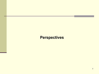 Perspectives 