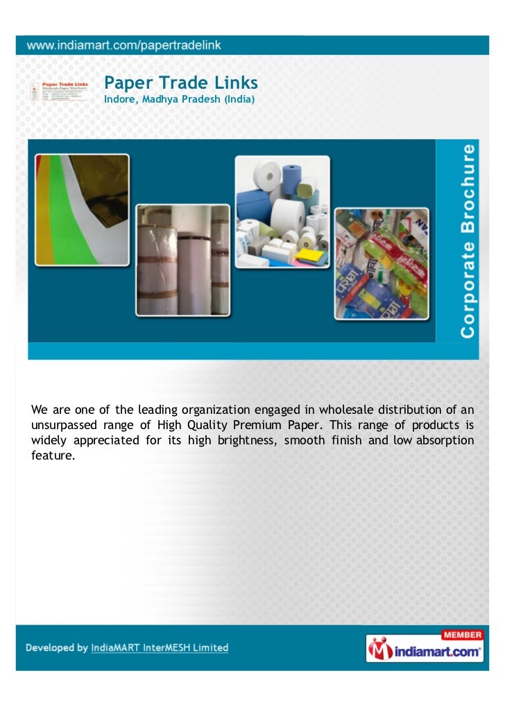 paper trade links indore