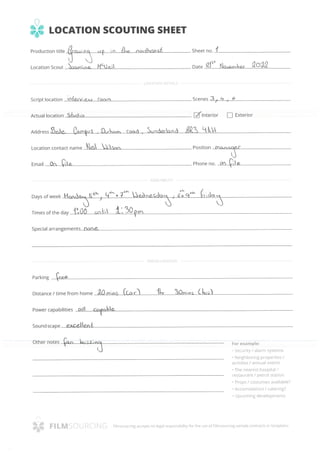 Post Production Paperwork | PDF