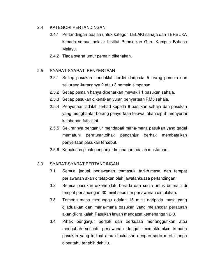 Paperwork futsal