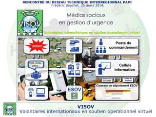 Volontaires internationaux en soutien opérationnel virtuel
Médias sociaux
en gestion d’urgence
 