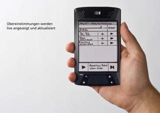 Übereinstimmungen werden
live angezeigt und aktualisiert
 