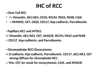 Papillary and Pseudopapillary tumors of the Kidney.pptx