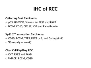 Papillary and Pseudopapillary tumors of the Kidney.pptx