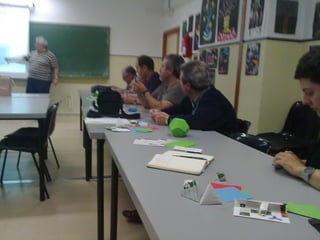 Papiroflexia y matemáticas en la calle 2011