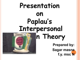 Presentation
on
Paplau’s
Interpersonal
Relation Theory
Prepared by:
Sagar masne
f.y. msc N
 