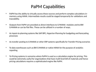 Papm Racm PaPM Presentation for overview on SAP PaPM module | PPTX