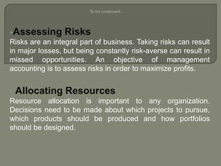 Management accounting | PPTX