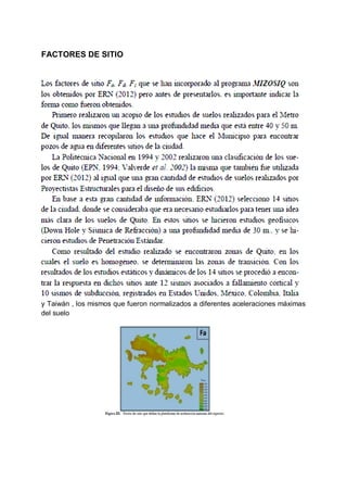 FACTORES DE SITIO

y Taiwán , los mismos que fueron normalizados a diferentes aceleraciones máximas
del suelo

 