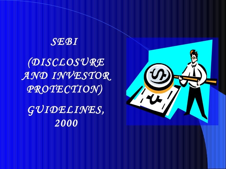 Sebi guidelines for forex trading