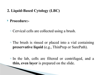 Lbc Using Surepath PAP SMEAR - PAPANICOLAOU ( PAP ) STAIN | PPTX