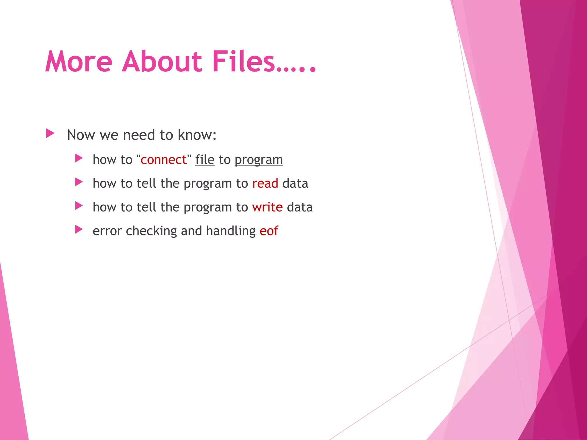 File Handling In C++(OOPs)) | PPT | Data Storage and Warehousing ...