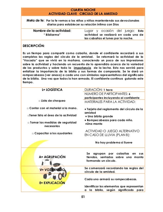 Programa de Campamento Cristiano para niños de 9-11 años
