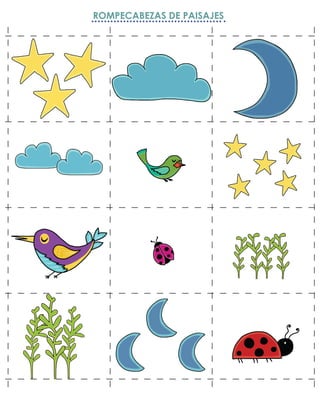 ROMPECABEZAS DE PAISAJES
 