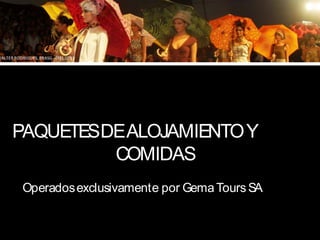 PASARELA WALTER RODRIGUES, BRASIL –IXEL 2013
Contenido del paquete
Contenido del paquete
Estudiantes Empresarios Estudiantes Empresarios
$ 240.000 $ 480.000 $ 320.000 $ 640.000
pesos colombianos pesos colombianos pesos colombianos pesos colombianos
$ 133 $ 267 $ 178 $ 356
dólares dólares dólares dólares
IXEL MODA 2015: Marzo 16, 17 y 18
Hotel Las Américas Global Resort
Cartagena, Colombia
PAQUETES DE INSCRIPCIÓN
INSCRIPCIÓN CONGRESO LATINOAMERICANO DE MODA
Los costos de inscripción incluyen ingreso a la programación académica detallada en el paquete; acceso a las pasarelas;
entrada al Campus Night e IVA
1. INSCRIPCIÓN CONGRESO ACADÉMICO
dirigido a docentes, catedráticos e investigadores
Valor para pagos hasta
diciembre 20 de 2014
Valor para pagos despues de
diciembre 20 de 2014
Incluye panel de apertura (martes 17 de marzo) y 4
conferencias magistrales con invitados internacionales. Ver
detalles en la parrilla
pesos colombianos pesos colombianos
dólares dólares
Valor para pagos hasta
diciembre 20 de 2014
Valor para pagos despues de
diciembre 20 de 2014
2. INSCRIPCIÓN FORO SECTORIAL
abierto a todo el sector: académicos, estudiantes, diseñadores, empresarios, periodistas, productores, promotores
Incluye plenarias y mesas temáticas (lunes 16 de marzo);
sesiones para la presentación de ponencias (martes 17 y
miércoles 18 de marzo) y toda la programación del Foro
Sectorial. Ver detalles en la parrilla
$ 260.000 $ 340.000
$ 144 $ 189
WALTERRODRIGUES,BRASIL –IXEL 2013
PAQUETESDEALOJAMIENTOY
COMIDAS
Operadosexclusivamente por GemaTours SA
 