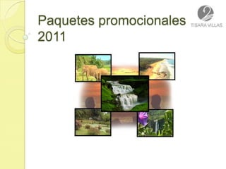 Paquetes promocionales 2011,[object Object]