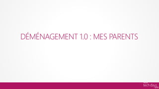 DÉMÉNAGEMENT 1.0 : MES PARENTS
 