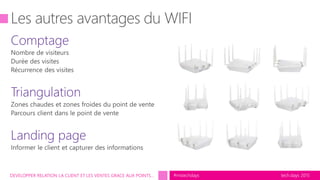 tech.days 2015#mstechdaysDEVELOPPER RELATION LA CLIENT ET LES VENTES GRACE AUX POINTS…
 