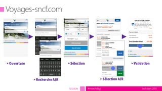 tech.days 2015#mstechdaysSESSION
> Ouverture
> Recherche A/R
> Sélection > Validation
> Sélection A/R
 