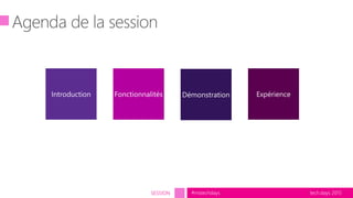 tech.days 2015#mstechdaysSESSION
 